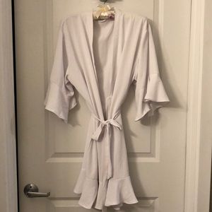 White Bridal Robe